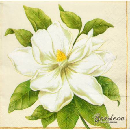 Serwetka do decoupage firmy PAW magnolia 33x33cm